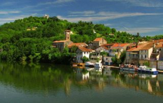 Penne d'Agenais Lot rivier Lot-et-Garonne