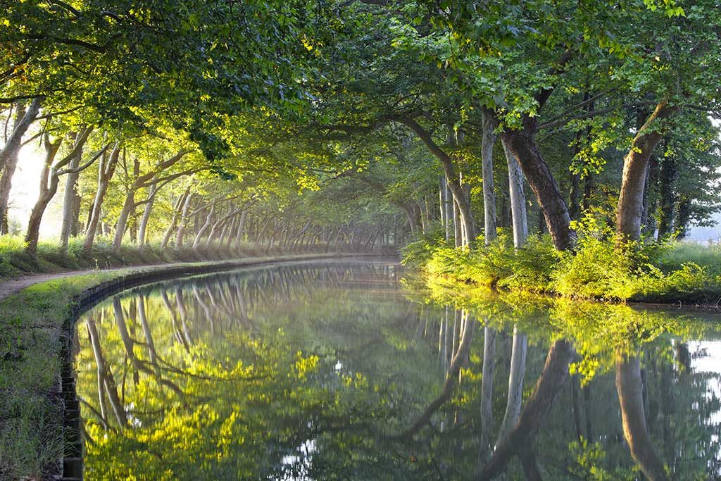 wandelen fietsen activiteiten Domaine du Merlet Lot-et-Garonne canal