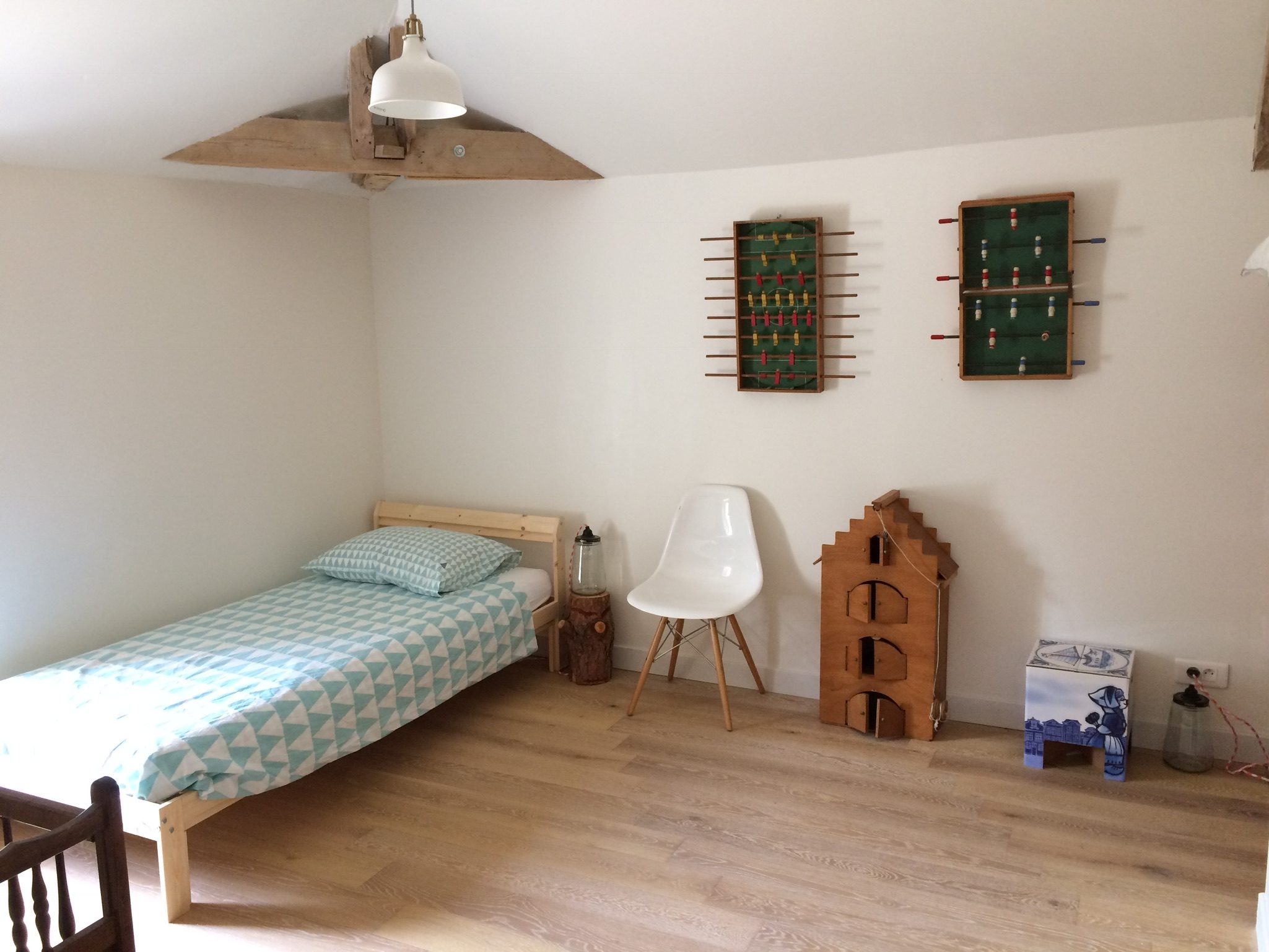 slaapkamer kinderen gîte vakantiehuisje Domaine du Merlet Zuid Frankrijk